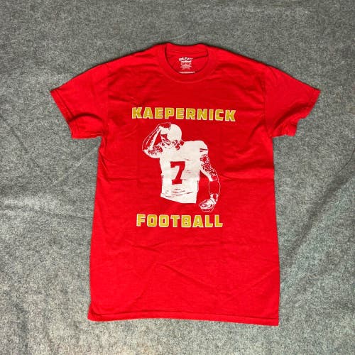 Colin Kaepernick Mens Shirt Small Red Tee T San Francisco 49ers Football NFL Top