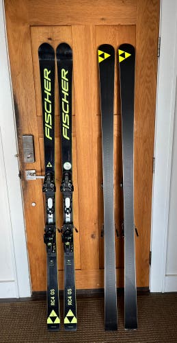 Fischer RC4 World Cup GS Skis 183cm With Z16 Bindings