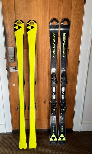 Fischer RC4 SL 158cm with Z16 bindings great condition very well maintained have 2 pairs $375 each