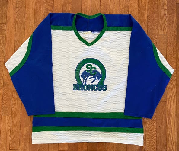Vintage Swift Current Broncos Hockey Jersey