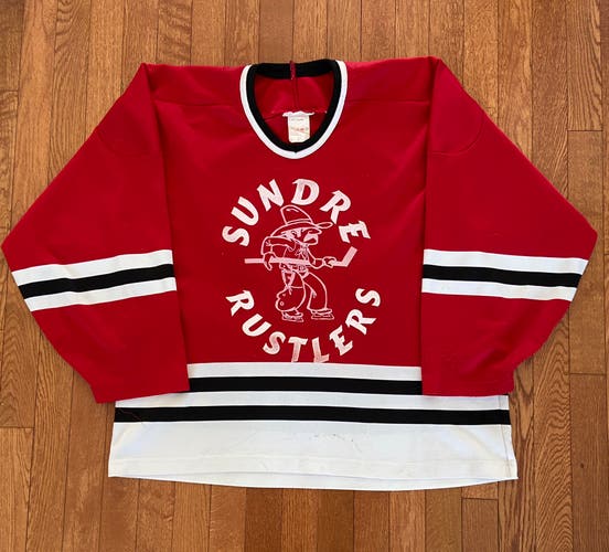 Vintage Sundre Rustlers Hockey Jersey