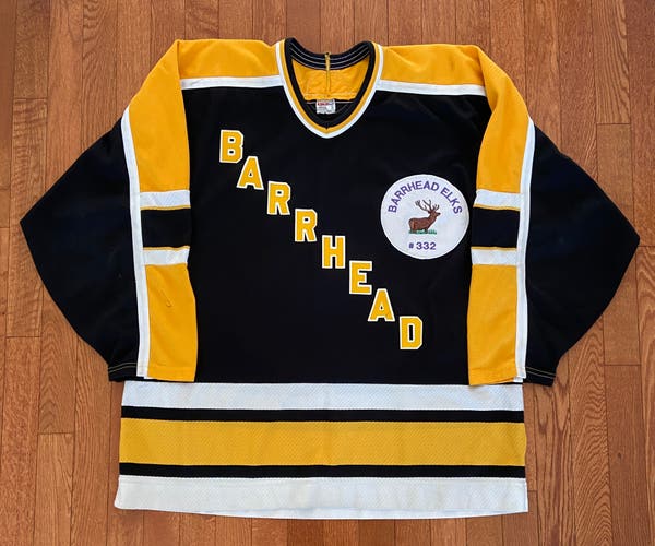 Vintage Barrhead Elks Hockey Jersey