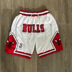 Replica Just Don Retro Chicago Bulls 1997 NBA Finals Vintage Adult Basketball Shorts BNIB - Medium