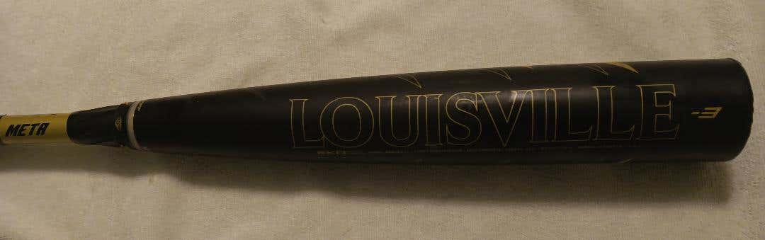 Used BBCOR Certified 2021 Louisville Slugger Meta Composite Bat -3 32 inch 29 oz