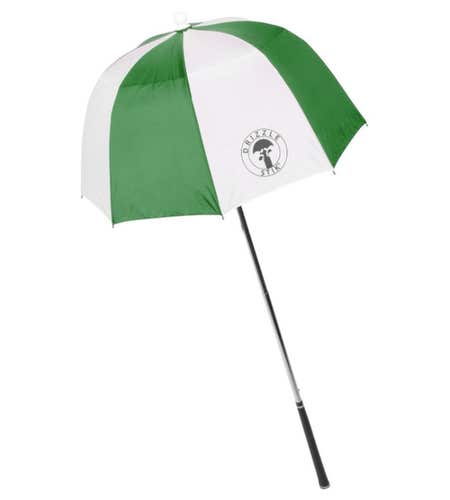 Drizzle Stik Flex Canopy Golf Bag Umbrella Green NEW