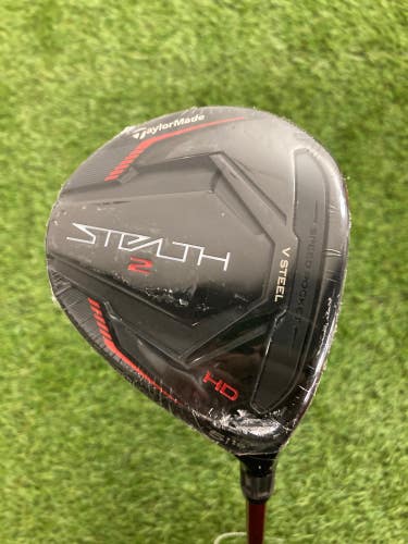 Used Men's TaylorMade Stealth 2 HD Fairway Wood Right Handed Senior Flex 5 Wood