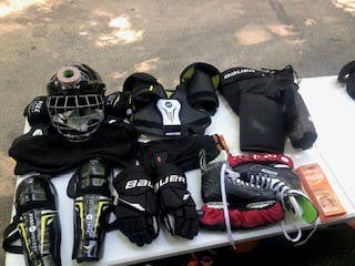 Used Pure Hockey and Bauer Starter Kit