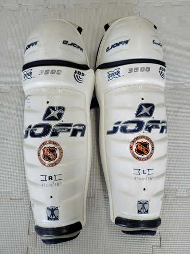 Used Jofa 3500 15" Hockey Shin Guards