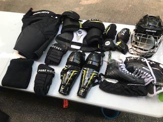 Used Pure Hockey and Bauer Starter Kit