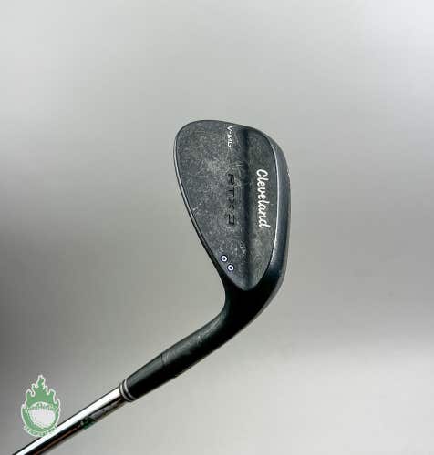 Used RH Cleveland RTX-3 V-MG Black Wedge 54*-11 Wedge Flex Steel Golf