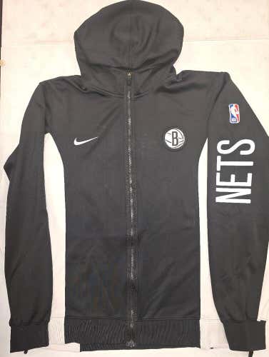 130 BROOKLYN NETS 2023-24Team Player Issued "Hooded Authentic Sweatshirt" New