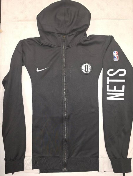 130 BROOKLYN NETS 2023-24Team Player Issued "Hooded Authentic Sweatshirt" New