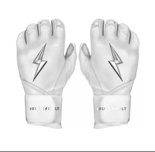 Bruce Bolt Large Cuff Batting Gloves - Adult L