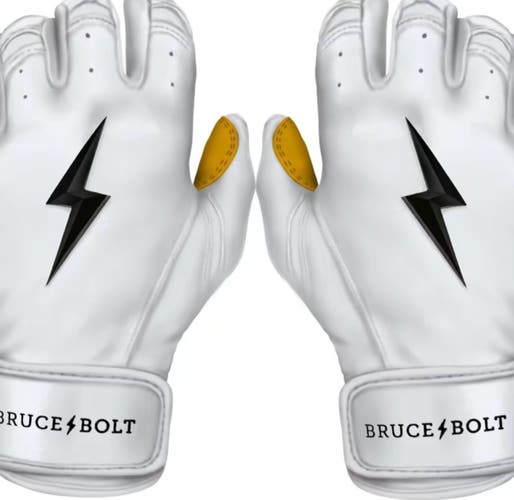 Bruce Bolt Short Cuff Batting Gloves - Adult XL