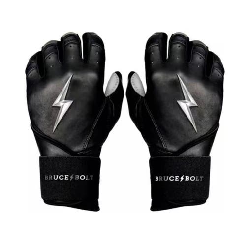 Bruce Bolt Large Cuff Batting Gloves - Adult XL