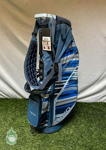 New 2022 Ogio Fuse 4 Warp Speed Golf Cart Carry Bag Embriodered Cascata