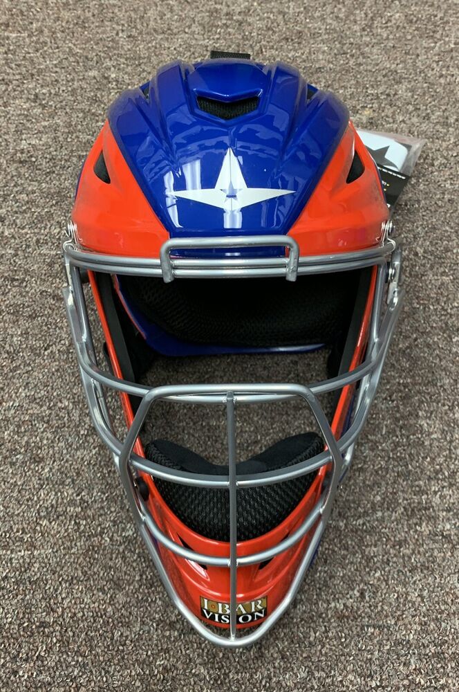 Ensemble De Protection Catcher All Star System 7 – Jeunesse 10-12 Ans, Bleu/rouge