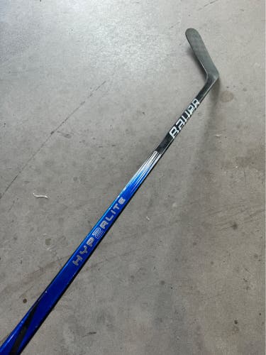 Used Senior Bauer Left Handed P92M 77 Flex Pro Stock Vapor Hyperlite 2 Hockey Stick