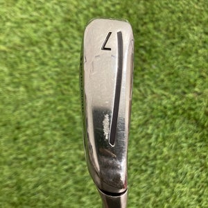 Used Men's TaylorMade M3 7 Iron Single Irons Right Handed Stiff Flex Steel Shaft