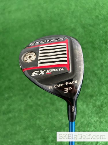 Tour Edge Exotics EX 10 Beta 15 Degree 3 Wood / Extra Stiff