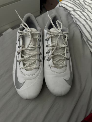 White Nike cleats