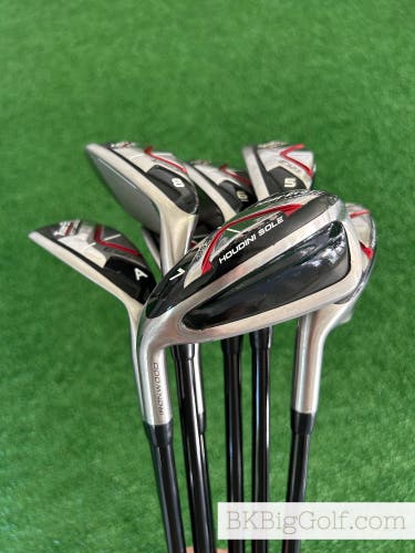 LH Tour Edge E523 Hybrid Iron Set 5-A / Tour Edge Hot Launch 55 Regular Graphite