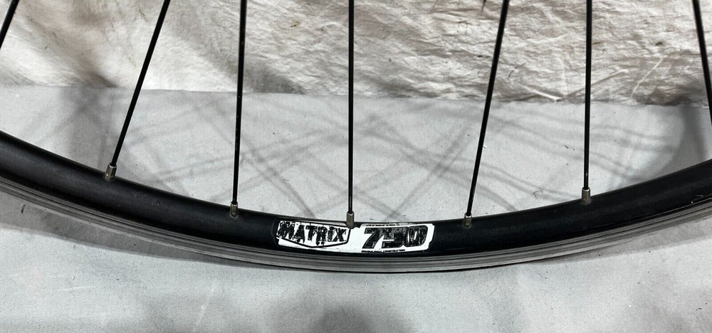 Matrix 750 Rims Trek Matrix 750 32-Spoke Black Aluminum 700C Front Wheel Satisfaction ...