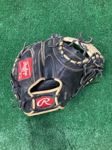 Used Rawlings Gold Glove Elite Right Hand Throw Catcher's Baseball Glove 34"