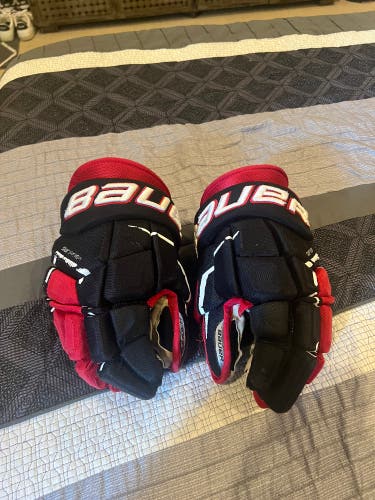 Used  Bauer 13" Pro Stock Supreme 3S Pro Gloves