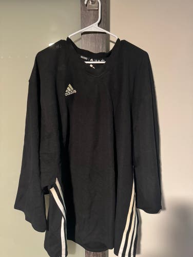 Black Used Goalie Cut Adidas Jersey
