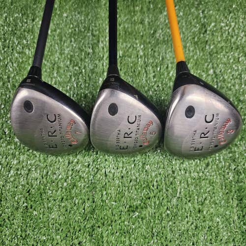 Callaway Big Bertha E.R.C. Forged Ti Wood Set 3W, 5W, 7W Regular Graphite RH