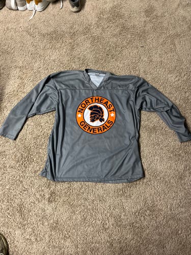 Gray New Large/Extra Large Northeast Generals Practice Jersey