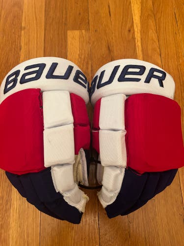 NYR Prostock Erik Gustafsson Bauer Hockey Glove Size 14