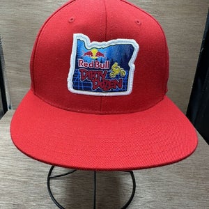 Red Bull Dirty Dozen Oregon BMX Athlete Yupoong 110 One Ten Red Snapback Hat