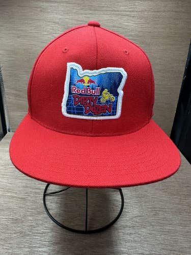 Red Bull Dirty Dozen Oregon BMX Athlete Yupoong 110 One Ten Red Snapback Hat