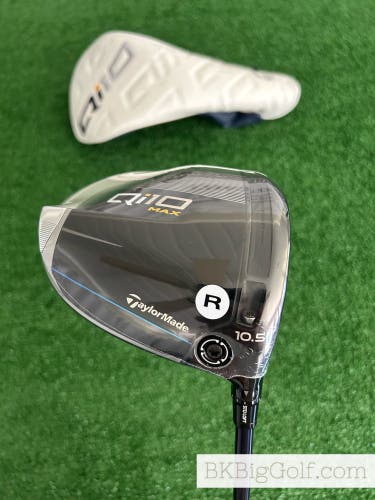 NEW Taylormade Qi10 Max 10.5 Driver + Headcover / Regular