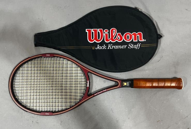 Vintage Wilson Jack Kramer Staff Midsize Tennis Racquet 4-1/2" Grip EXCELLENT