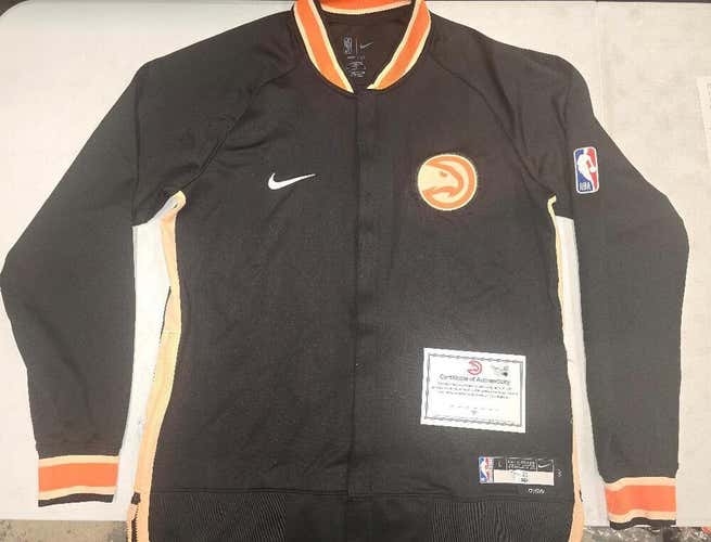 163 ATLANTA HAWKS Team Player Issued 2022/23 "City Edition" Full Zip Jacket NEW