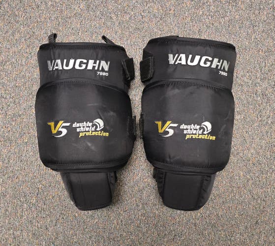 Used Vaughn 7980 V5 Double Shield Knee/Thigh Guards