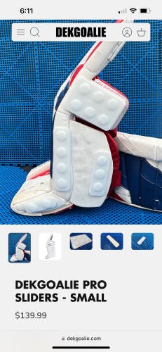 Dek sliders For Goalie Pads