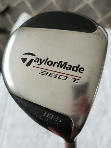 Men's TaylorMade 360 Ti 10.5° Driver RH; Graphite Shaft