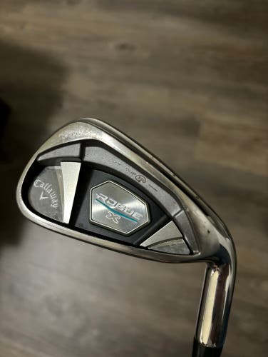 Used Men's 6 Iron Right Handed Senior Flex Graphite Shaft Rogue X