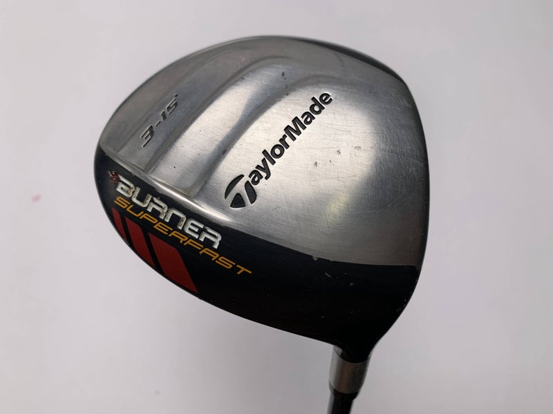 TaylorMade Burner Superfast 3 Fairway Wood 15* SuperFast 48 Stiff Graphite RH