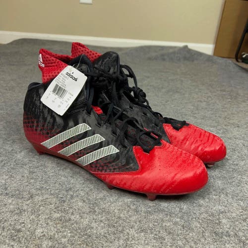 Adidas Mens Football Cleat 16 Black Red White Lacrosse Nastyquick D Sports Pair