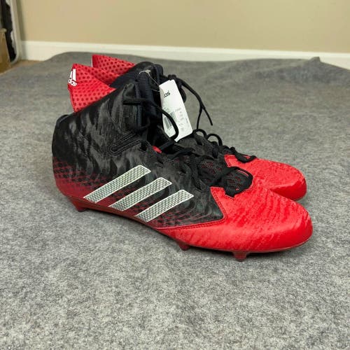 Adidas Mens Football Cleat 16 Black Red White Lacrosse Nastyquick D Sports T8