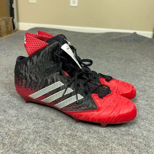 Adidas Mens Football Cleat 16 Black Red White Lacrosse Nastyquick D Sports T6