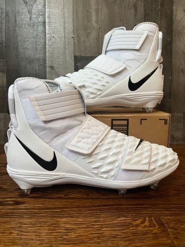 Nike Football Detachable Cleats Size 13 White Force Savage Elite TD 2 CI1710-100