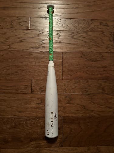 Used 2023 Rawlings USSSA Certified Composite 18 oz 28" Icon Bat