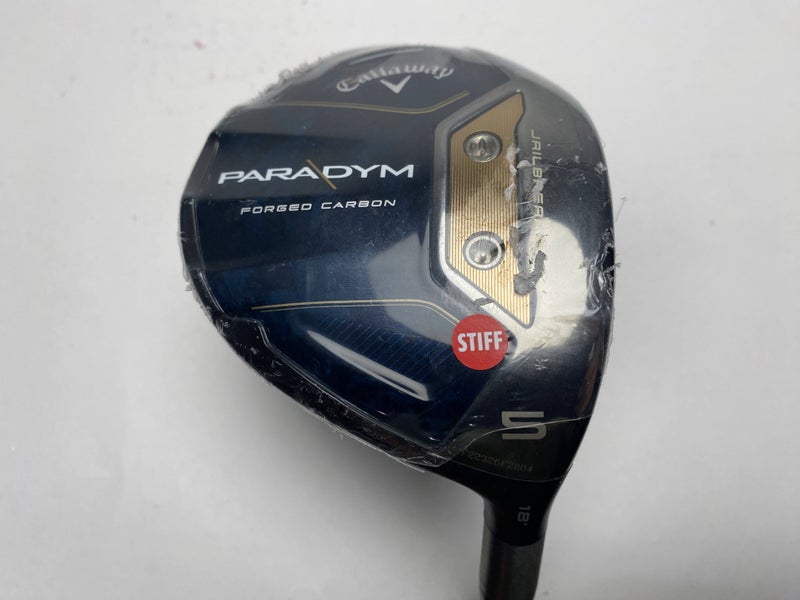 Callaway Paradym 5 Fairway Wood 18* HZRDUS 6.0 Dual Torsional Stiff RH NEW