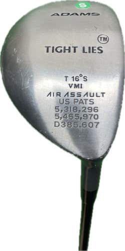 Adams Tight Lies VMI Air Assault 16° 3 Wood Stiff Flex Graphite Shaft RH 43”L